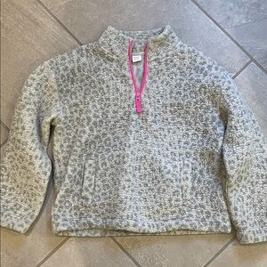 GAP Girls Sherpa Quarter-Zip Sweater size XL
